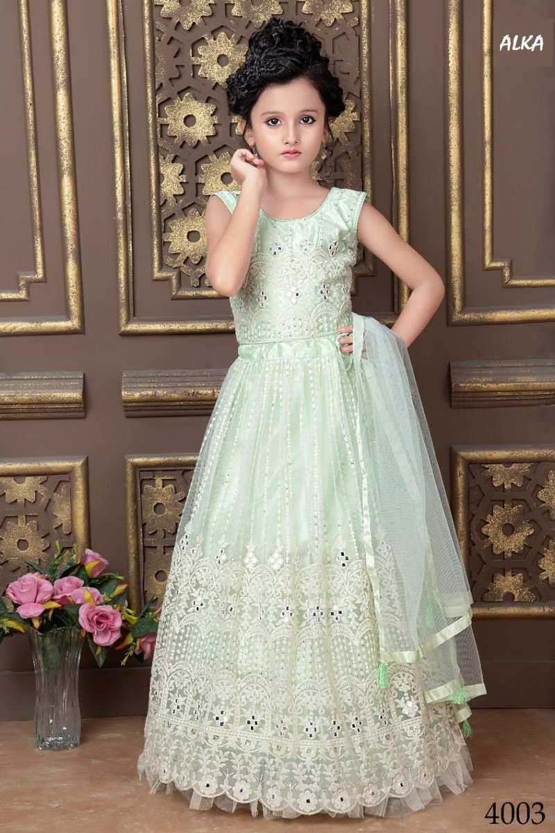 Alka Real Mirror work Lehenga Idika 4001-4004 Series 5