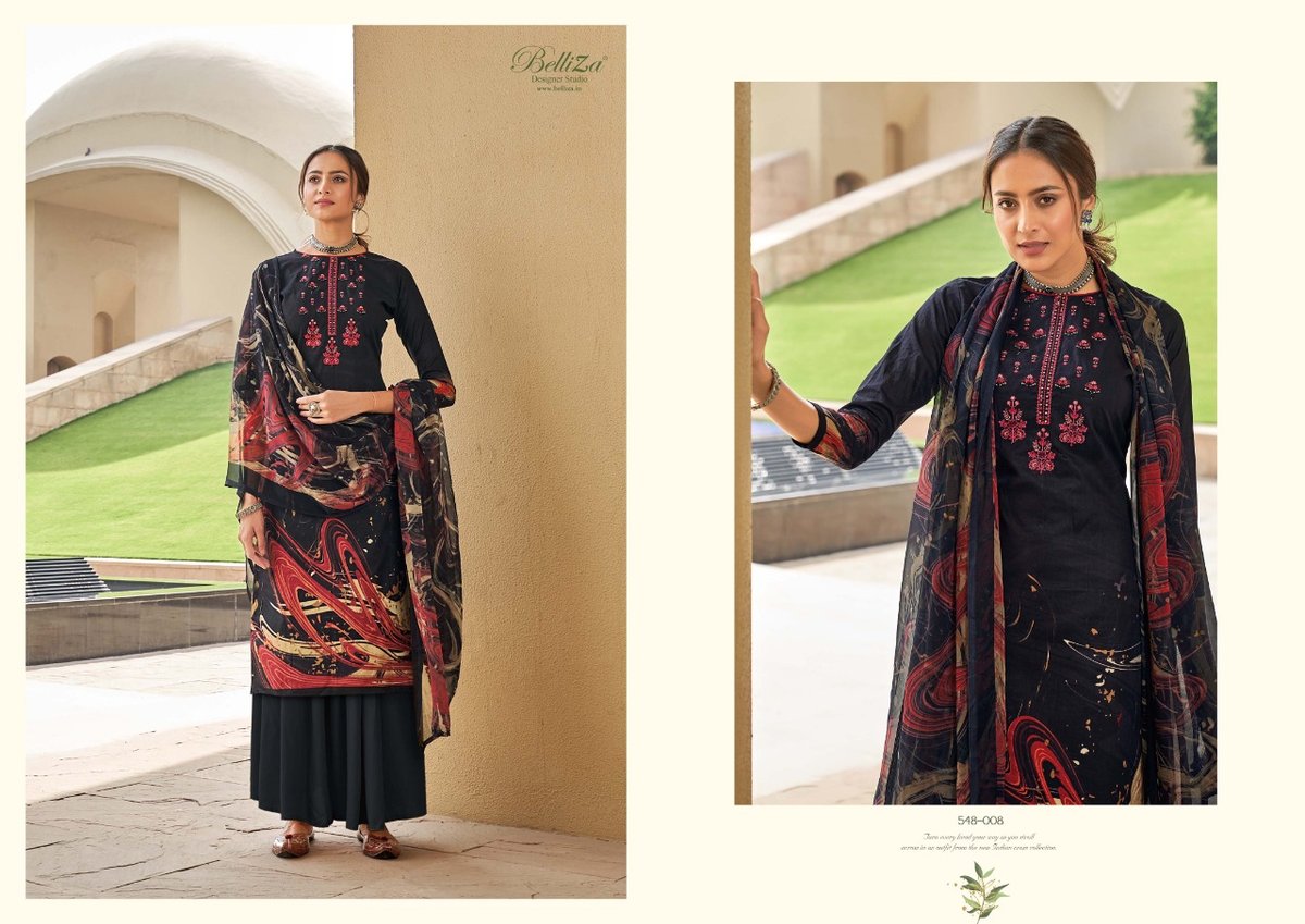 Belliza Designer Maanjari 548-001 to 548-010 Series 8