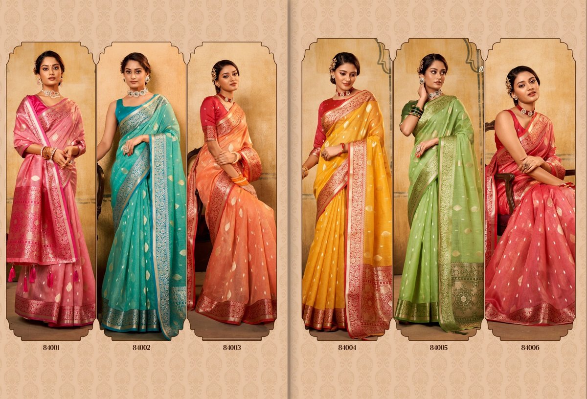 Rajpath Petals Banarasi Silk 84001-84006 Series 7