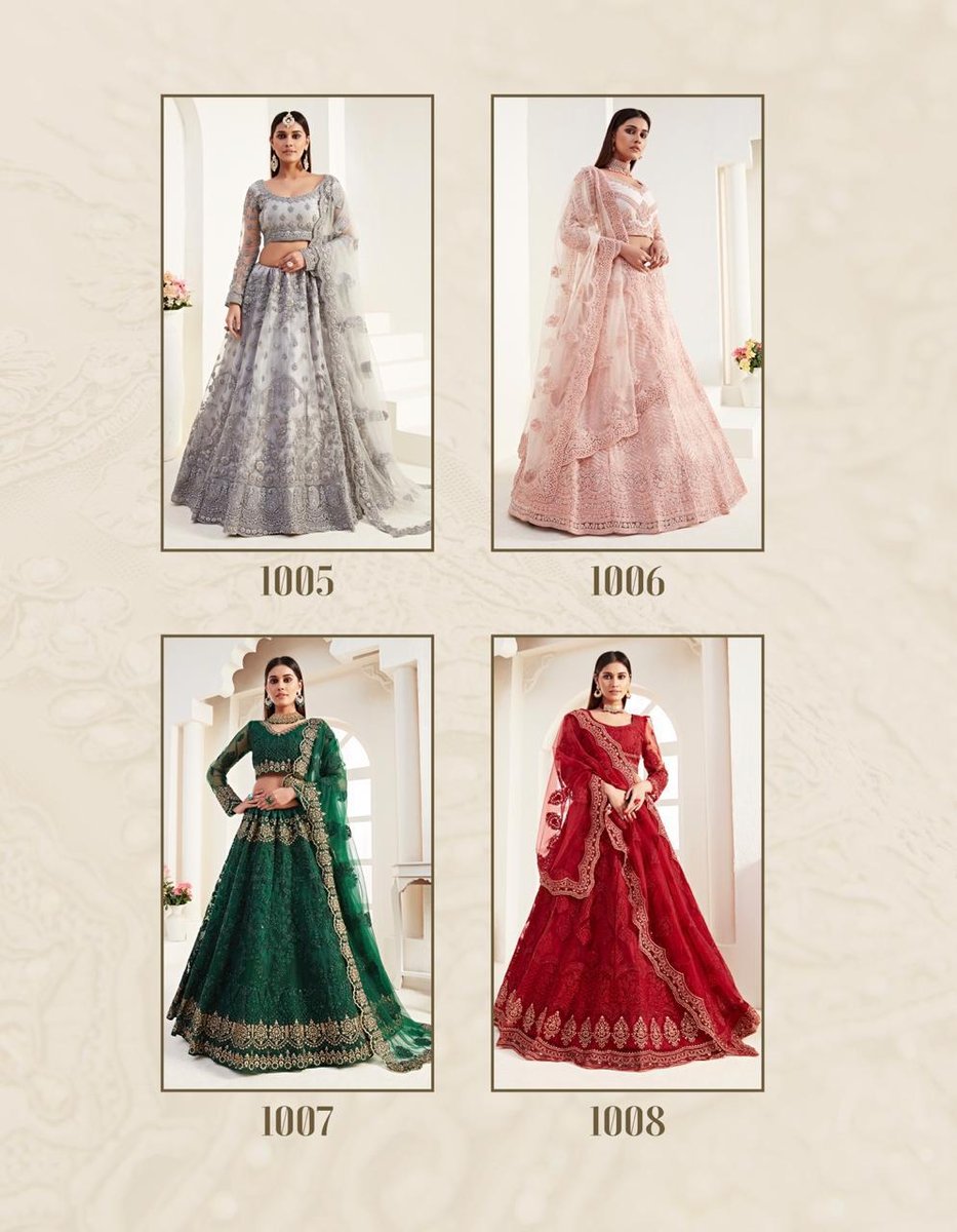 Alizeh Bridal Heritage Vol-2 1005-1008 Series 5