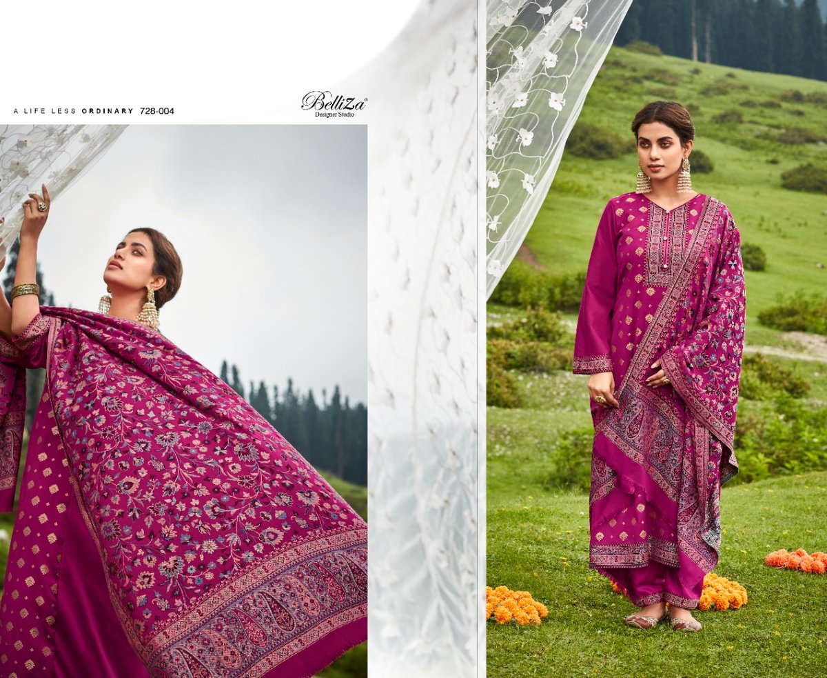 Belliza Designer Izaara 728-001 to 728-008 Series 4