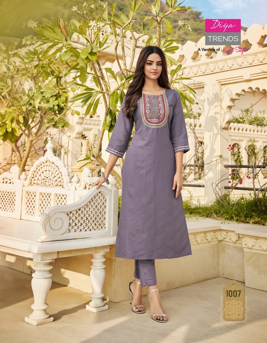 Diya Trends Mintra Vol-1 1001-1012 Series 7