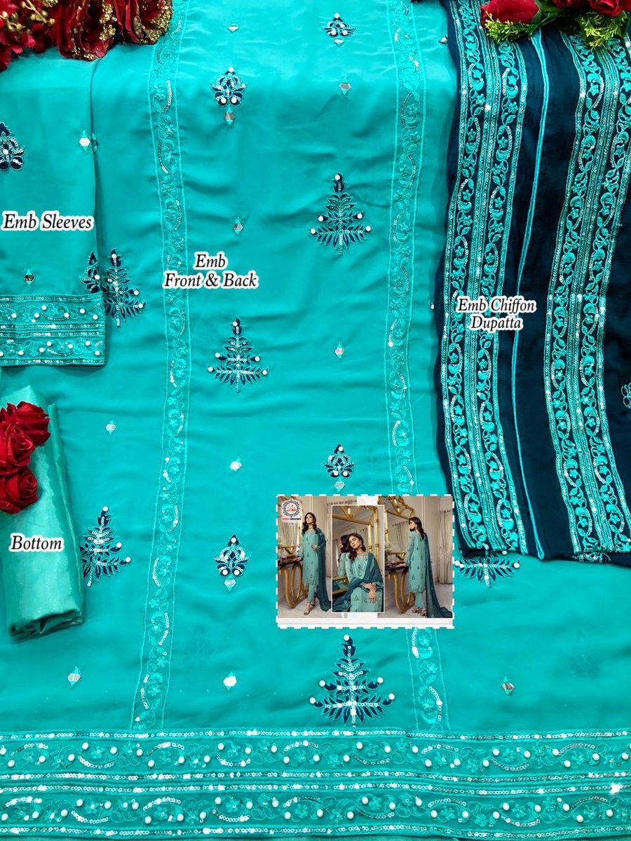 Affan Creation 110 Pakistani Style Suit 2