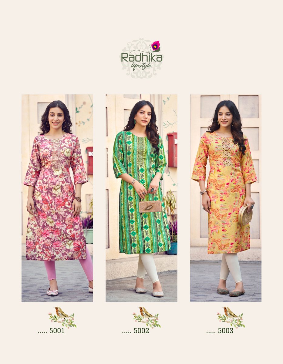 RADHIKA LIFESTYLE CHARMING VOL-5 5001 TO 5006 7