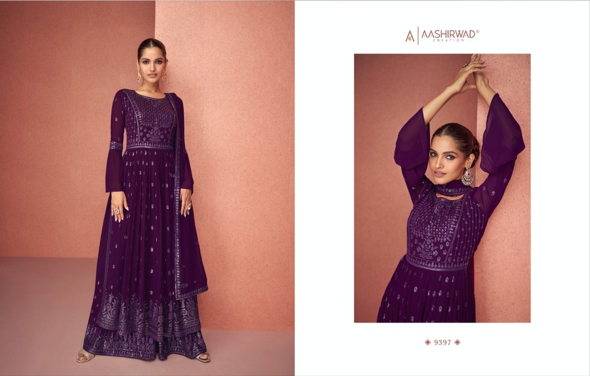 Aashirwad Creation Siyona 9394-9398 Series 4
