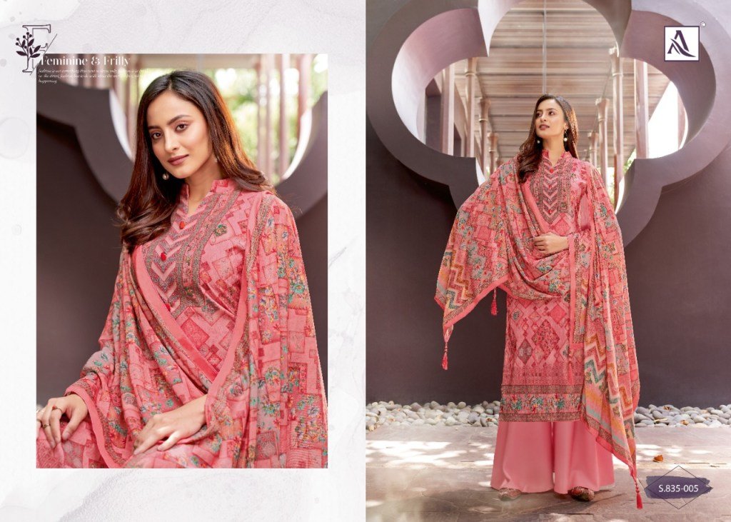 Alok Suits Gulnar 835-001 to 835-008 Series 5
