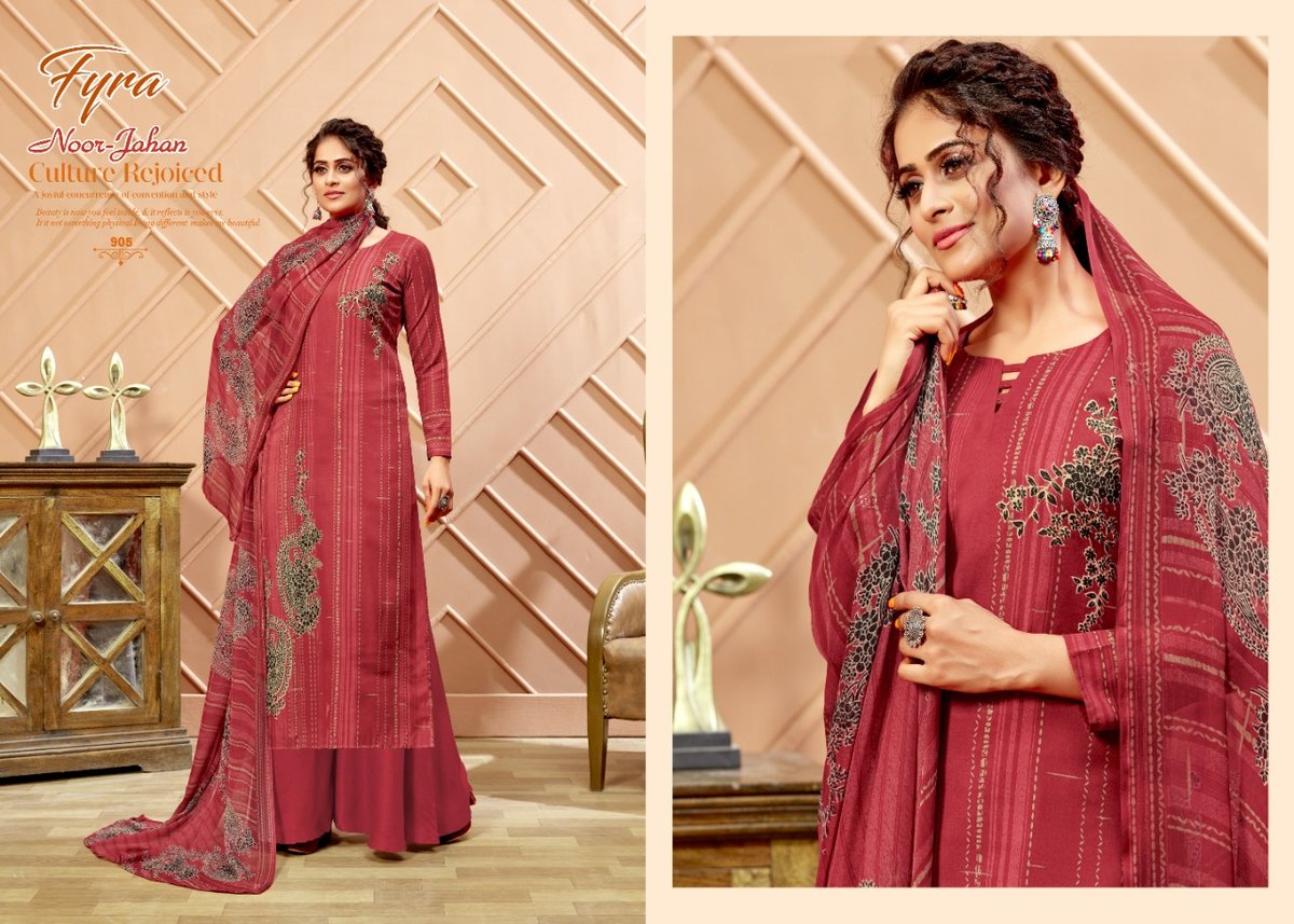 Alok Suits Fyra Noor Jahan 901-910 Series 5