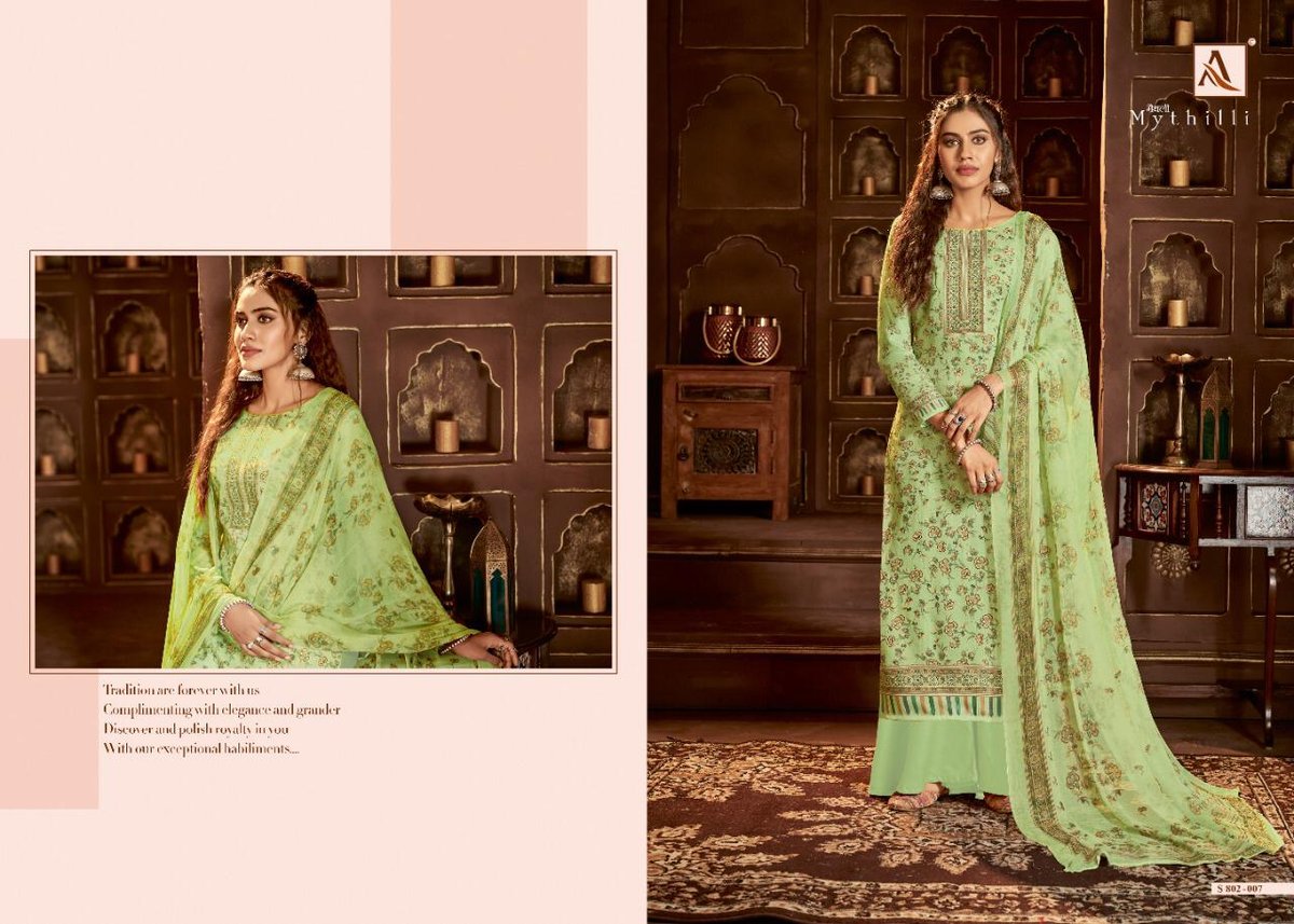 Alok Suits Mythilli 802-001 to 802-010 Series 7