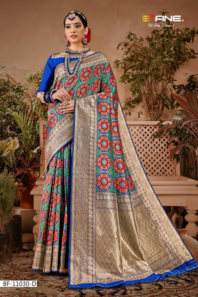 B Fine Saree Tejashvi BF-11030 Colors 3