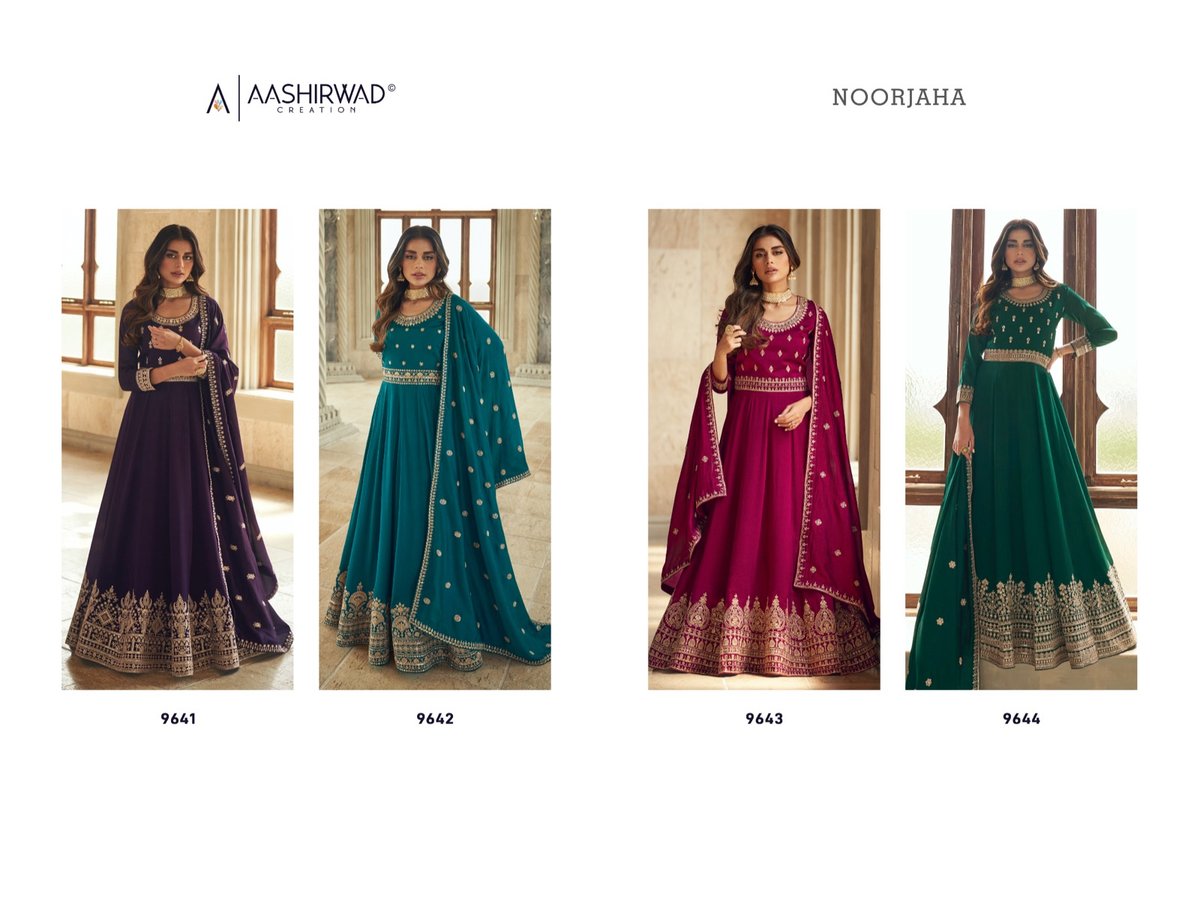 Aashirwad Creation Noorjaha 9641-9644 Series 5
