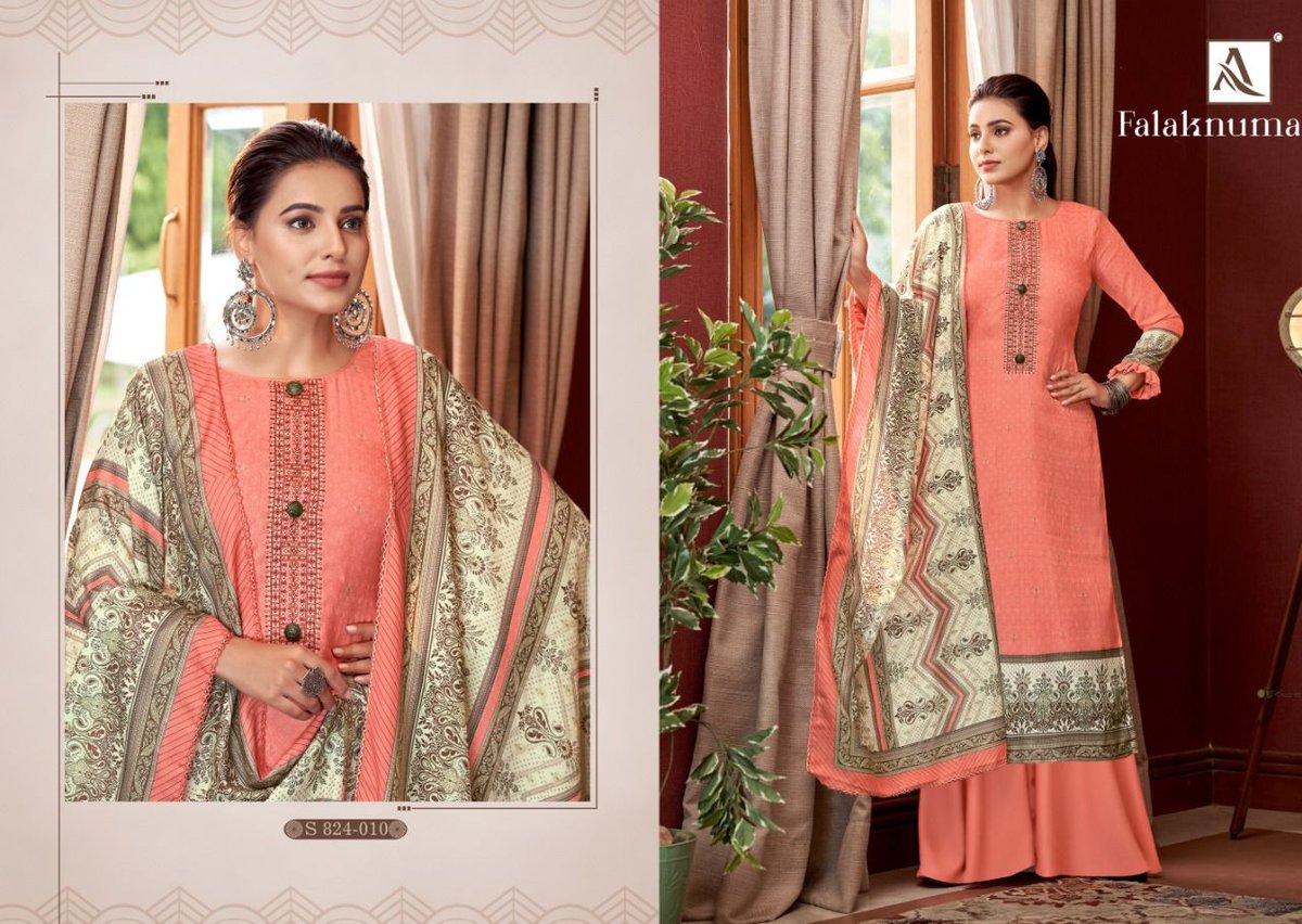 Alok Suits Falaknuma 824-001 to 824-010 Series 10