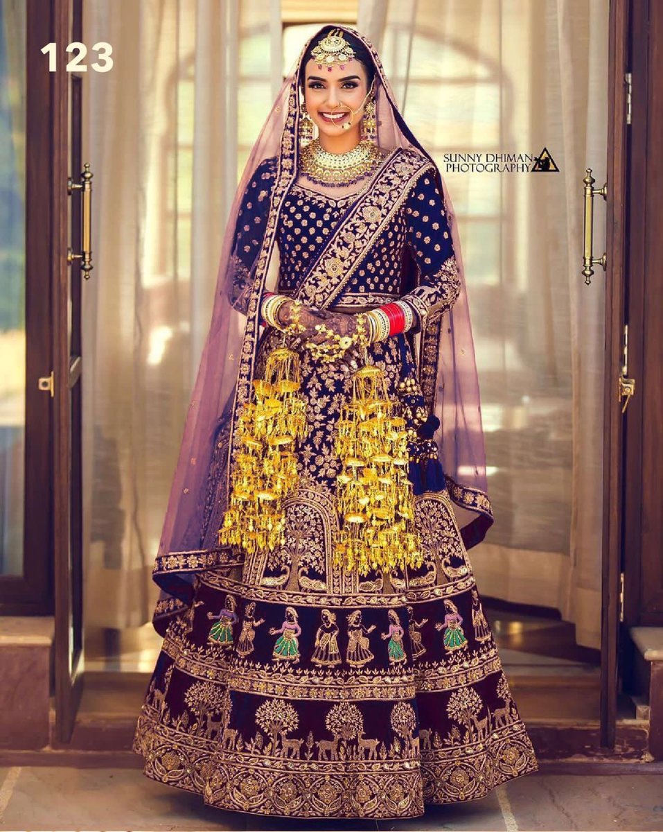 DJ Bridal Wedding Wear Lehenga DJ-123 Colors 3