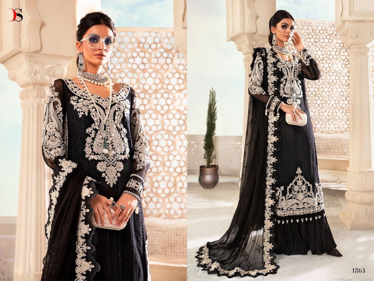 Deepsy Suits Maria.B Chiffons Vol-22 1861-1865 Series 3
