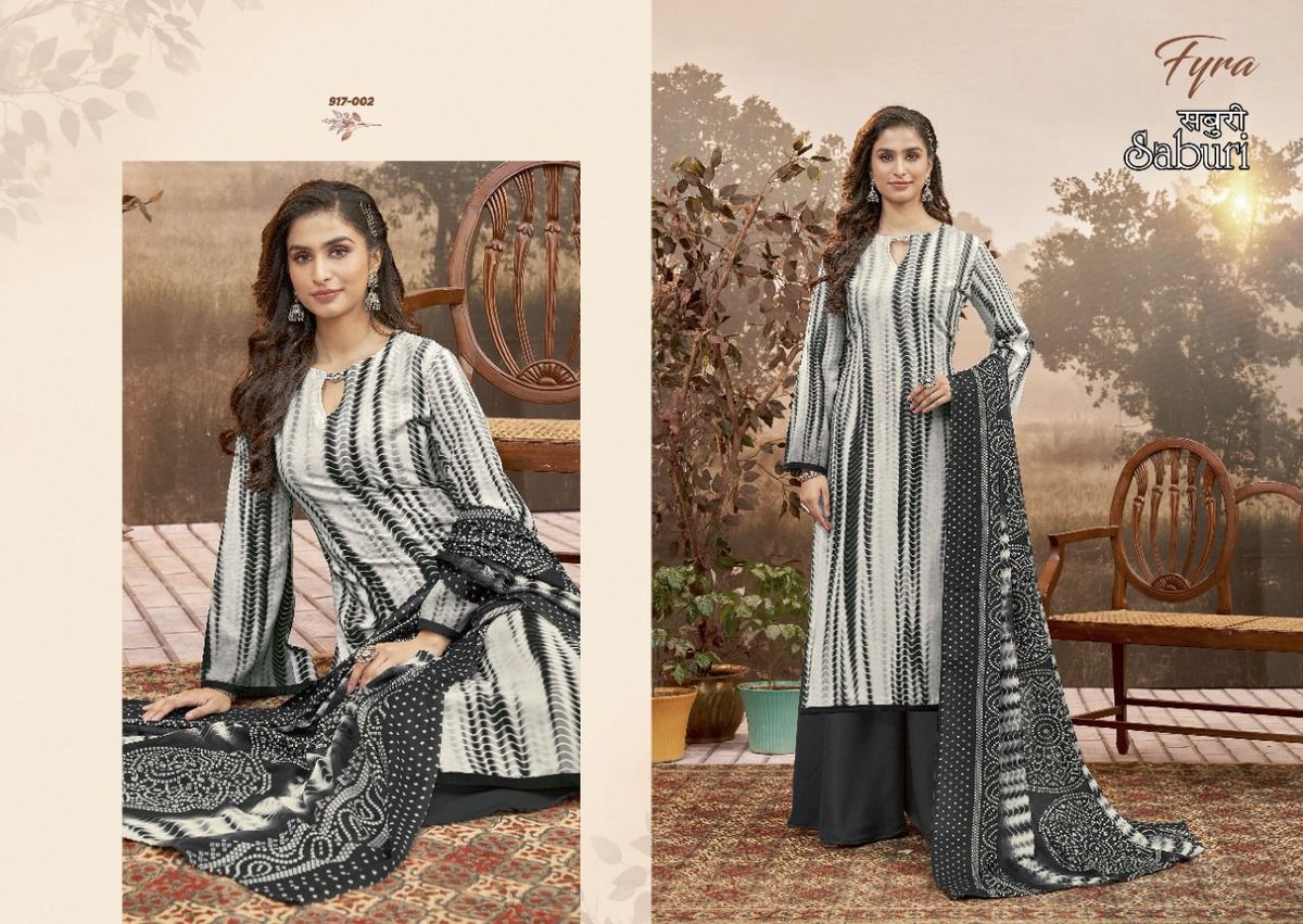 Alok Suit Fyra Saburi 917-001 to 917-010 Series 2