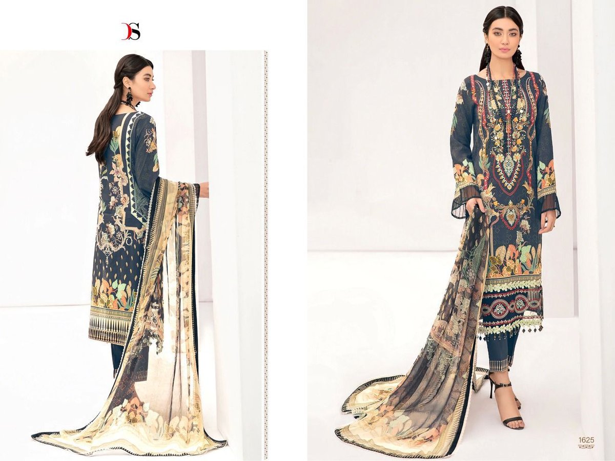 Deepsy Suits Cheveron Lawn 22 Vol-2 1621-1626 Series 5