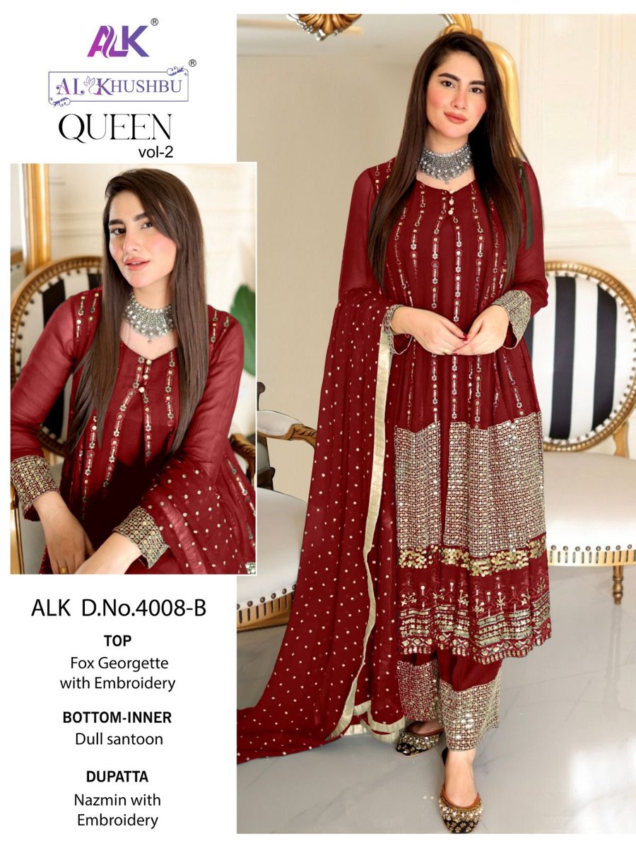 AL Khushbu Queen Vol-2 4008 Colors 2