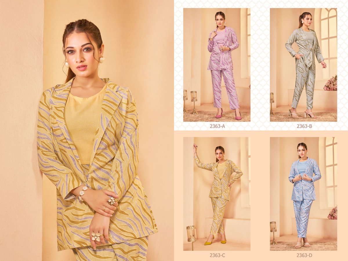 BIPSON PRINTS TRENDY 2363-A TO 2363-D 5
