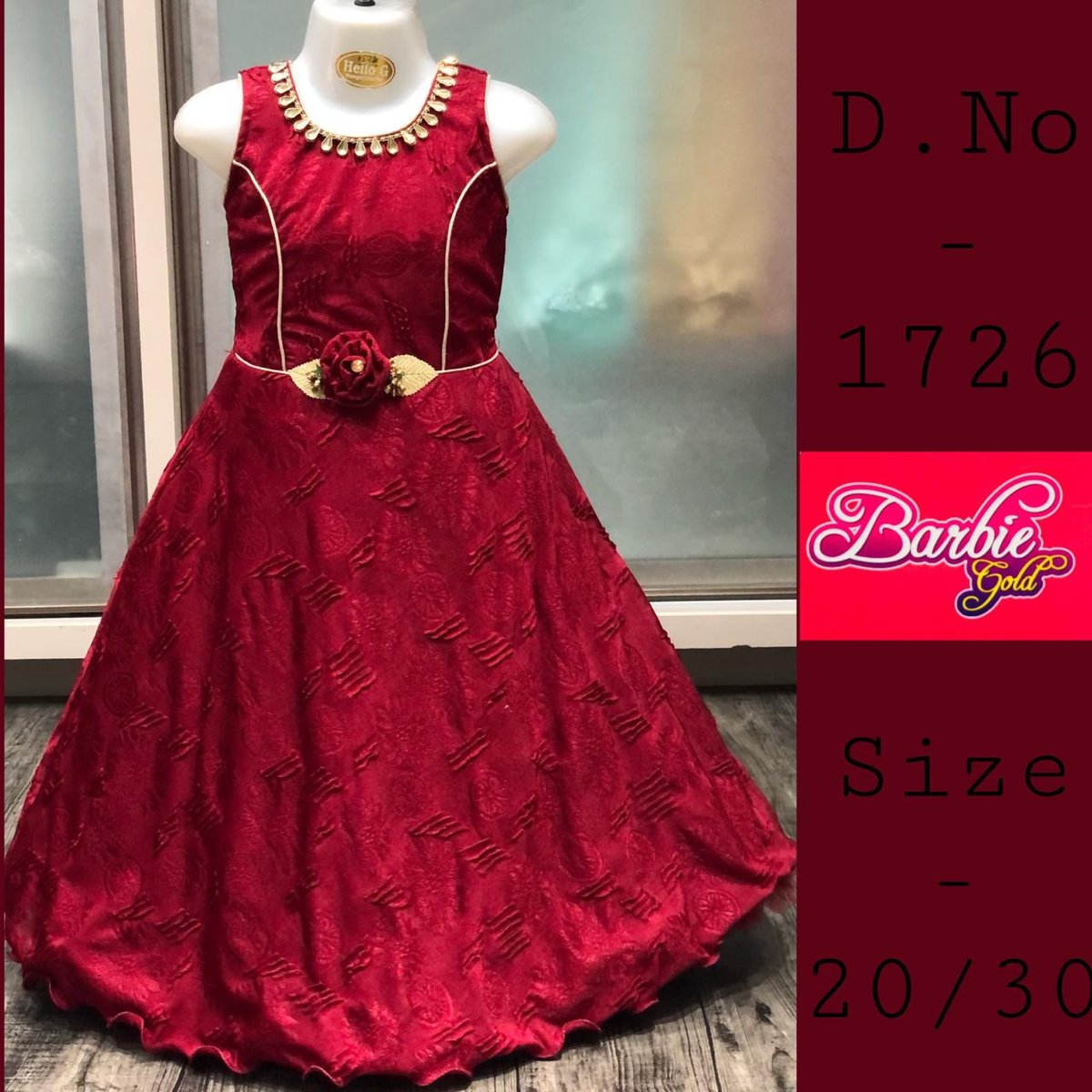 AGF 1725-1726 Barbie Gold Gown 4