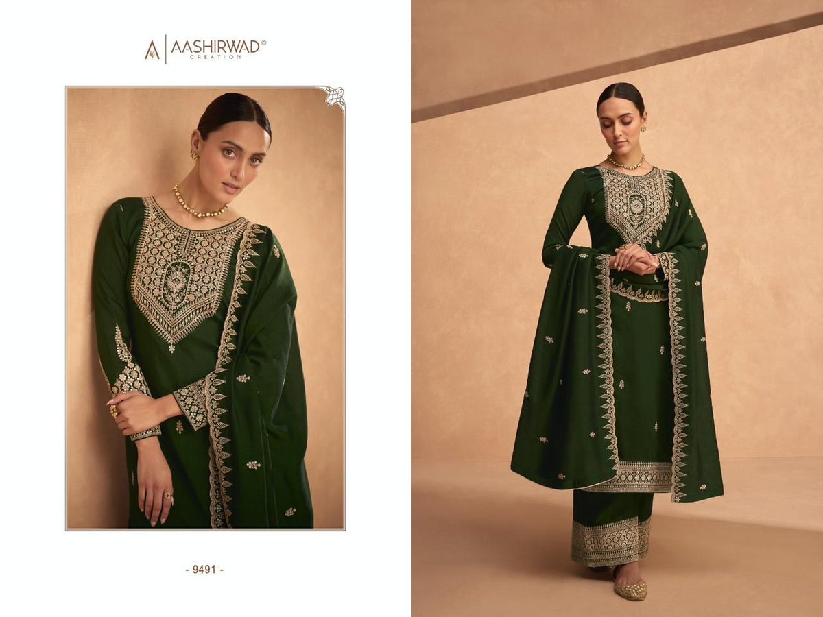 Aashirwad Creation Odhani 9489-9494 Series 3