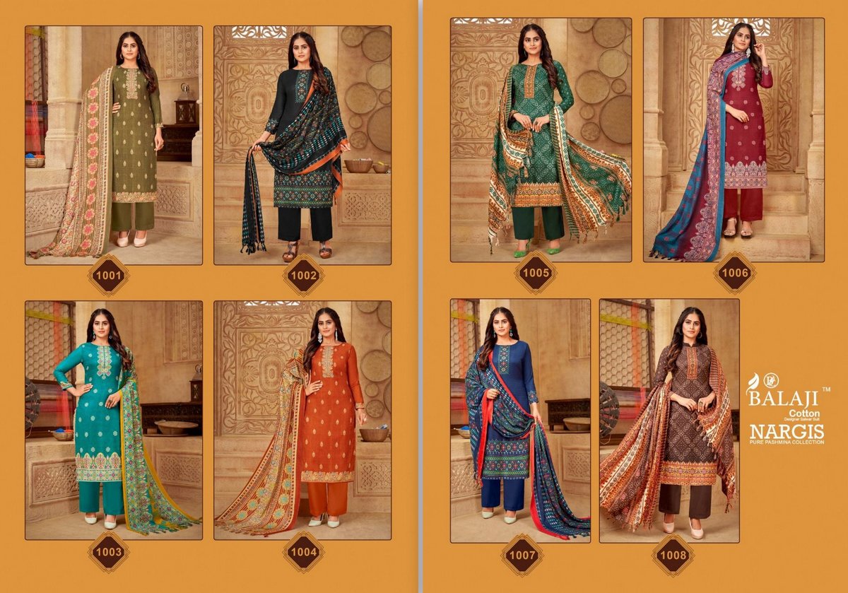 Balaji Cotton Nargis 1001-1008 Series 9