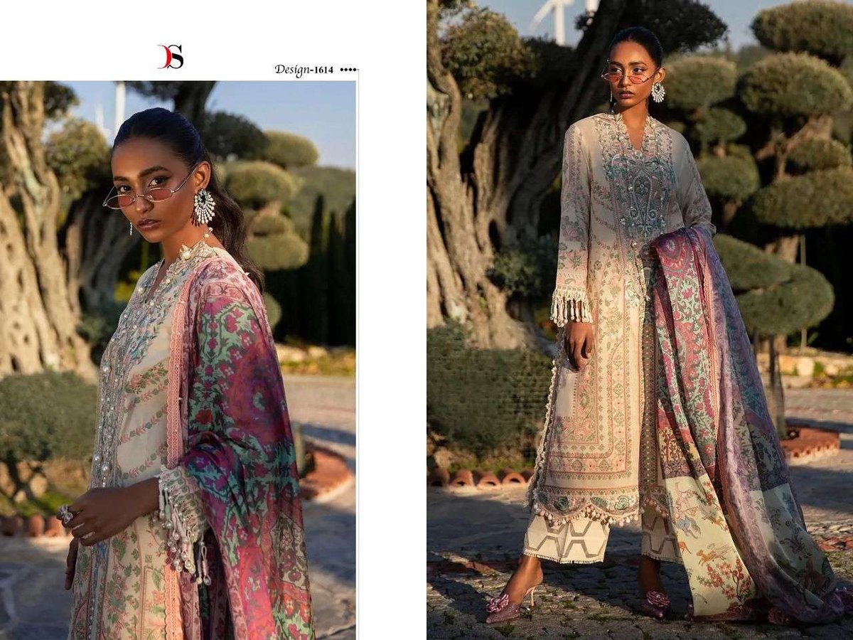 Deepsy Suits Sana Safinaz Muzlin Vol-22 1611-1618 Series 4