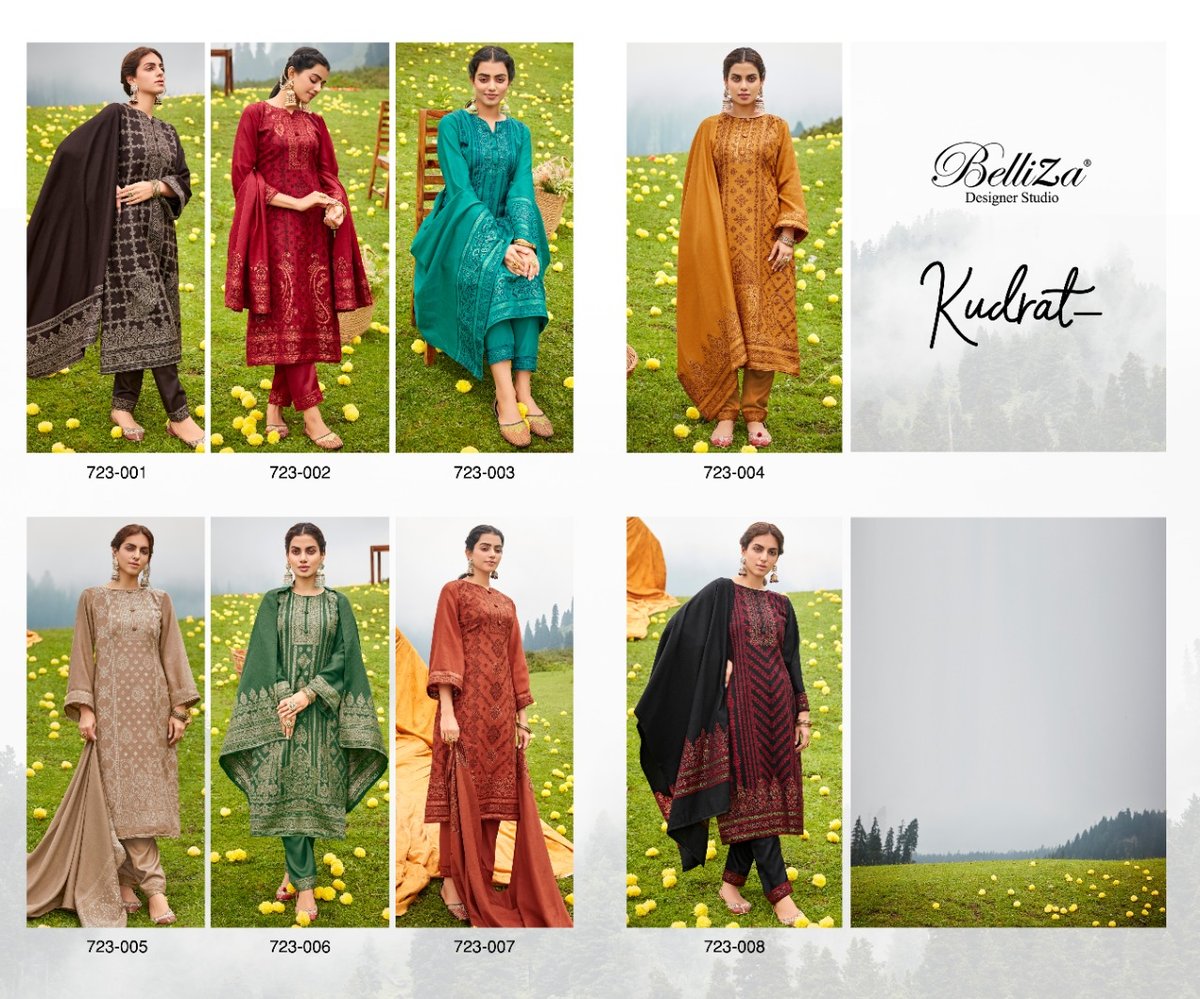 Belliza Designer Kudrat 723-001 to 723-008 Series 9