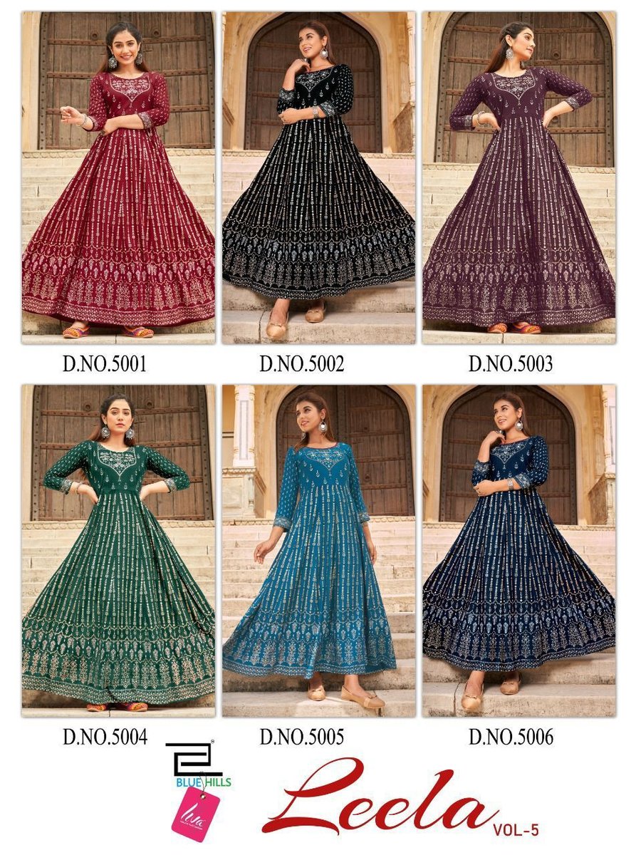 Blue Hills Leela Vol-5 5001-5006 Series 7