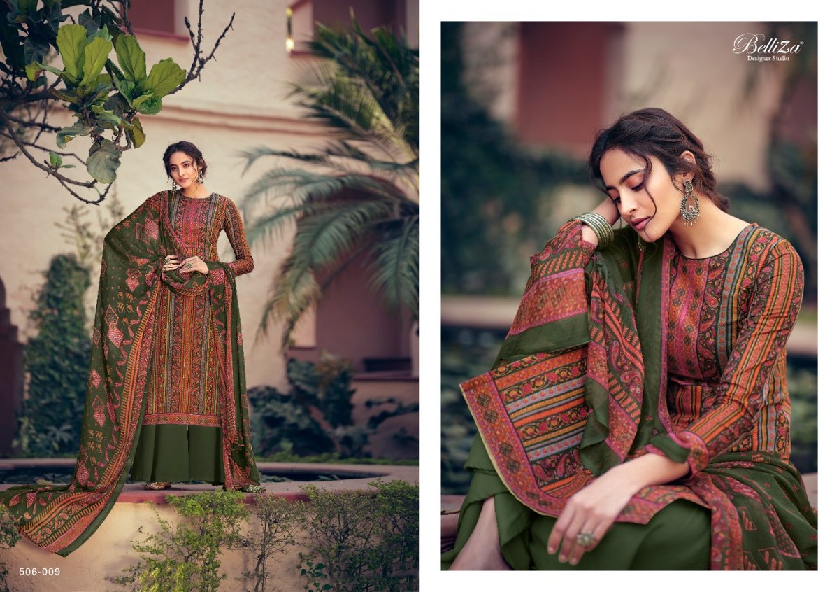 Belliza Designer Studio Zohra 506-001 to 506-010  Series 9