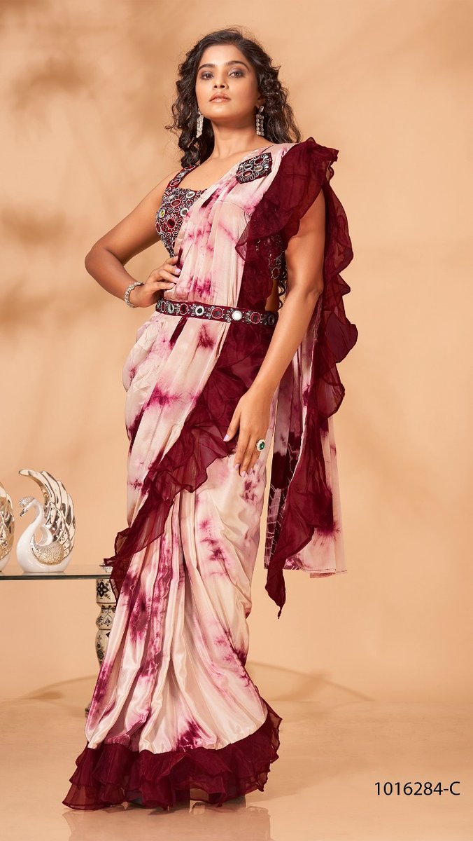 Aamoha Trendz Ready To Wear Designer Saree 1016284 Colors 5