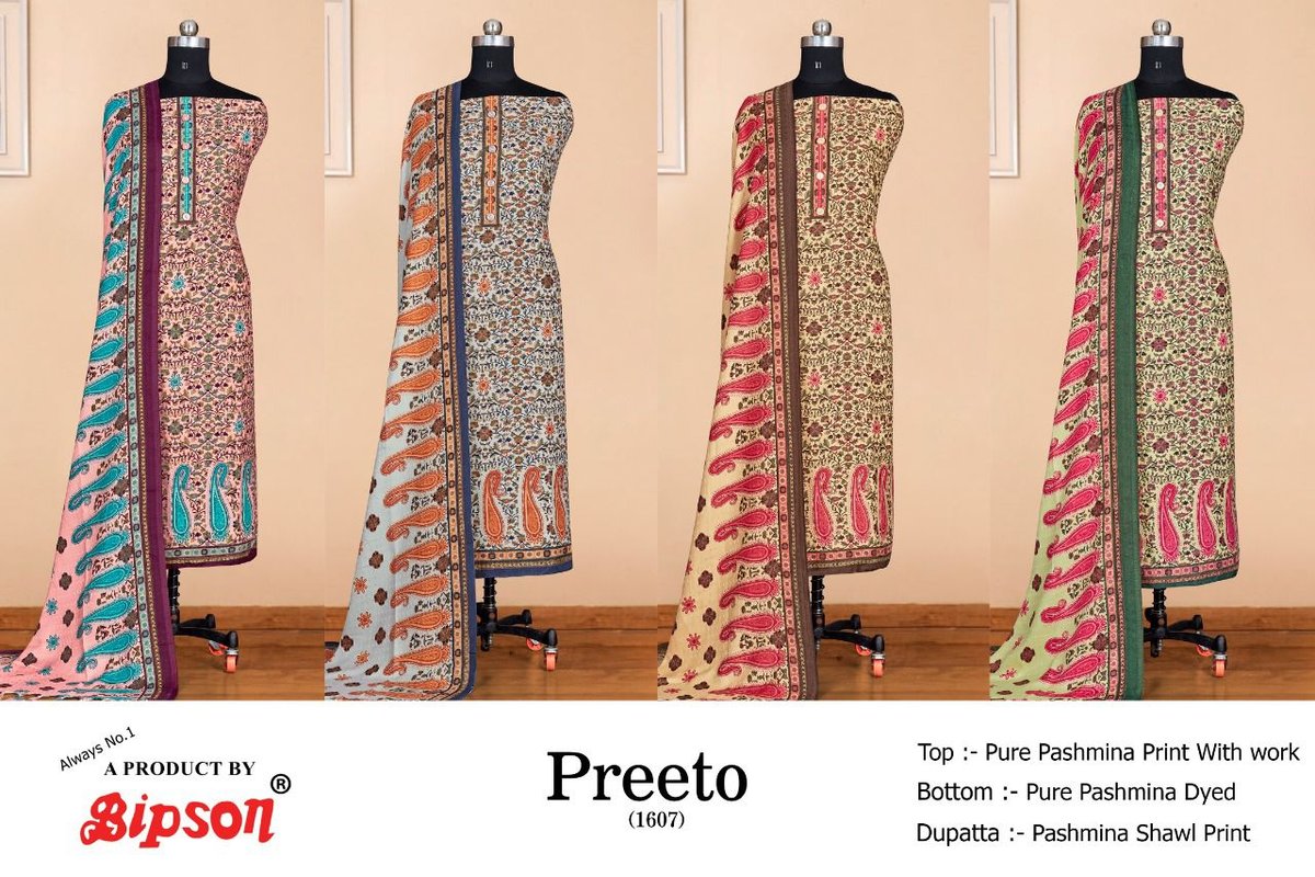 Bipson Prints Preeto 1607 Colors 5
