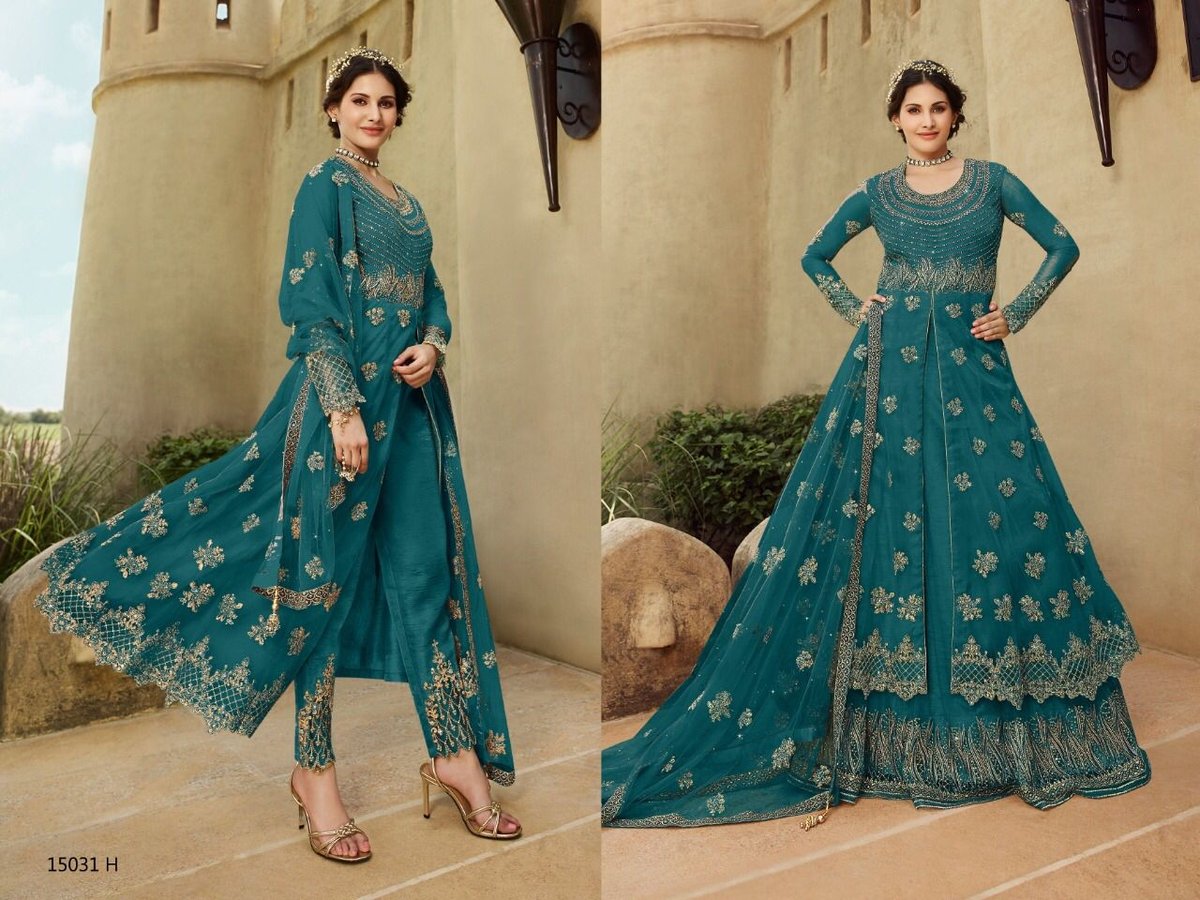 Glossy Simar Amyra Shaivi Master Copy 15031 Colors 8