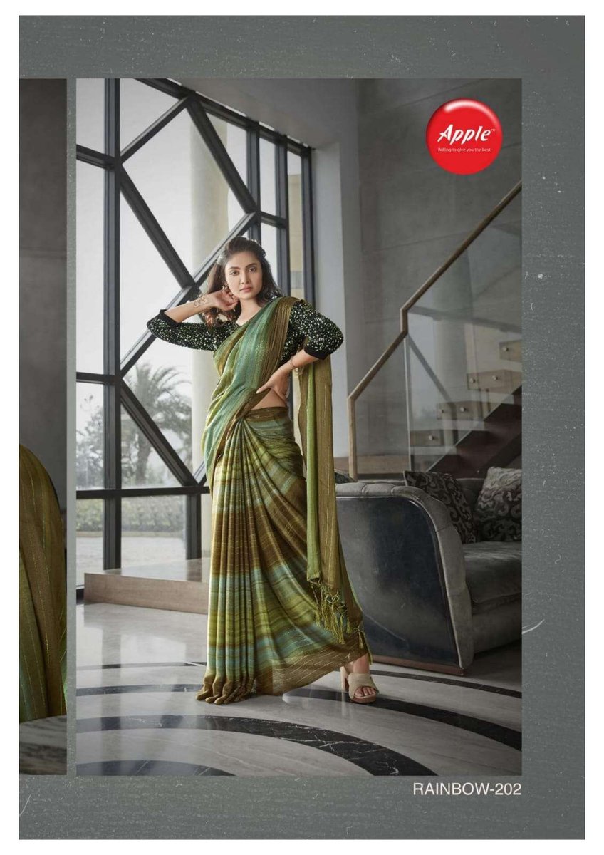 Apple Saree Rainbow Vol-2 201-206 Series 2