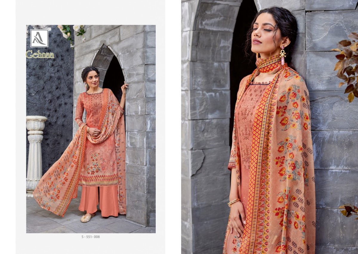 Alok Suits Gehnaa 551-001-551-010 Series 8