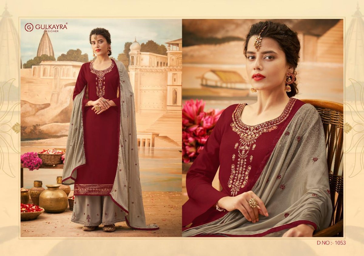 Aashirwad Creation Gulkayra Designer Lotus 1051-1056 Series 3