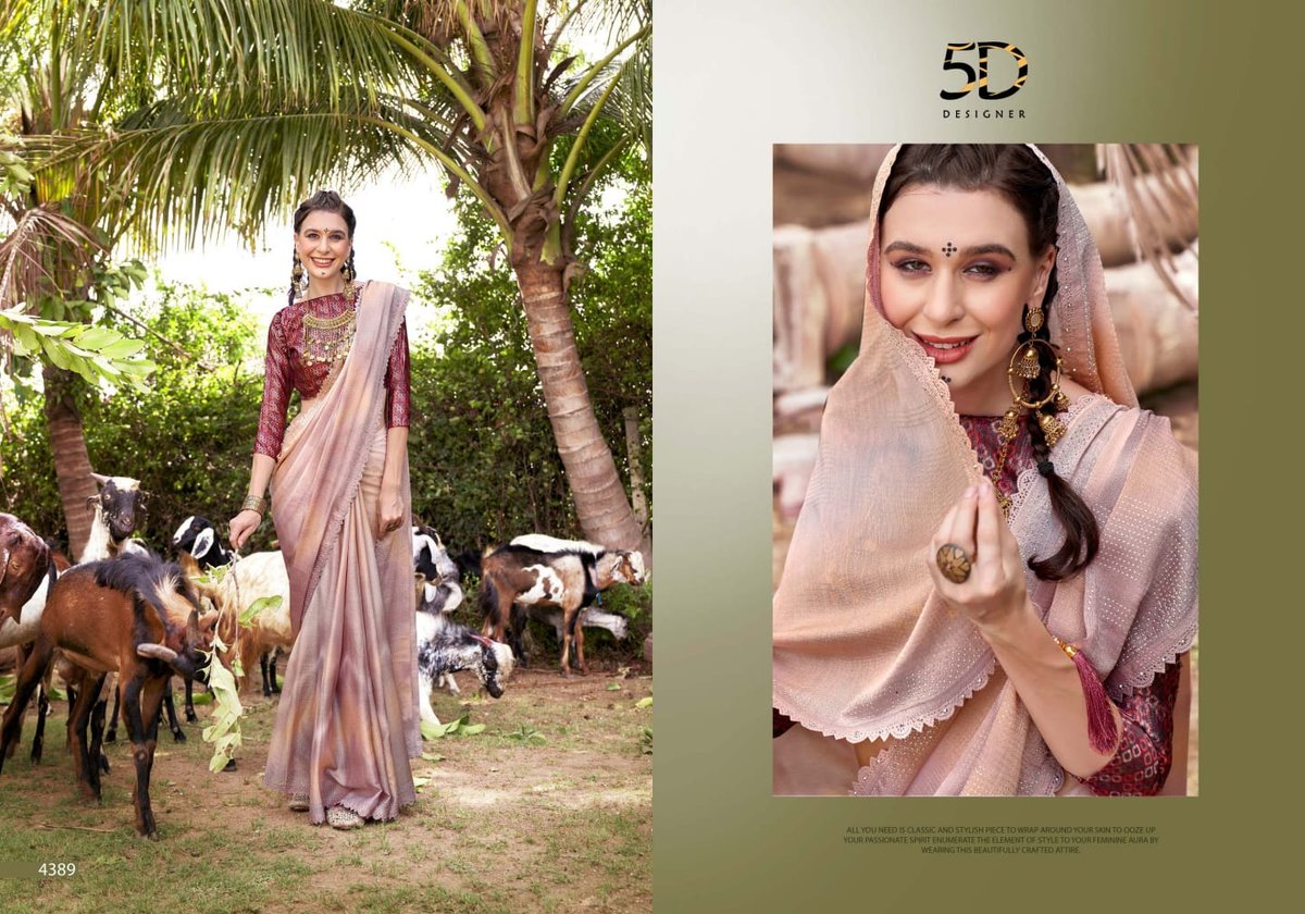 5D DESIGNER MADHUMATI 4383 TO 4390 7