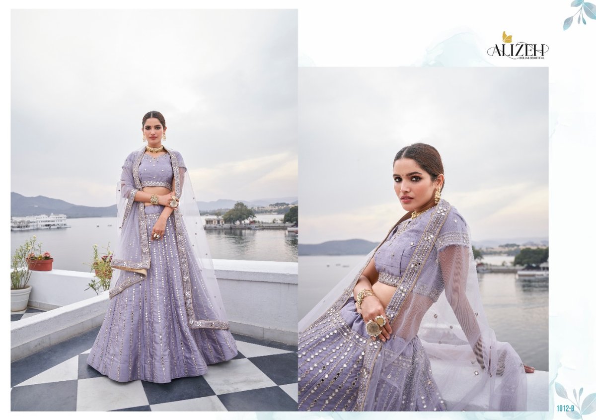 Alizeh Lehenga Mirror Maze 1012-1013 Color Edition 2