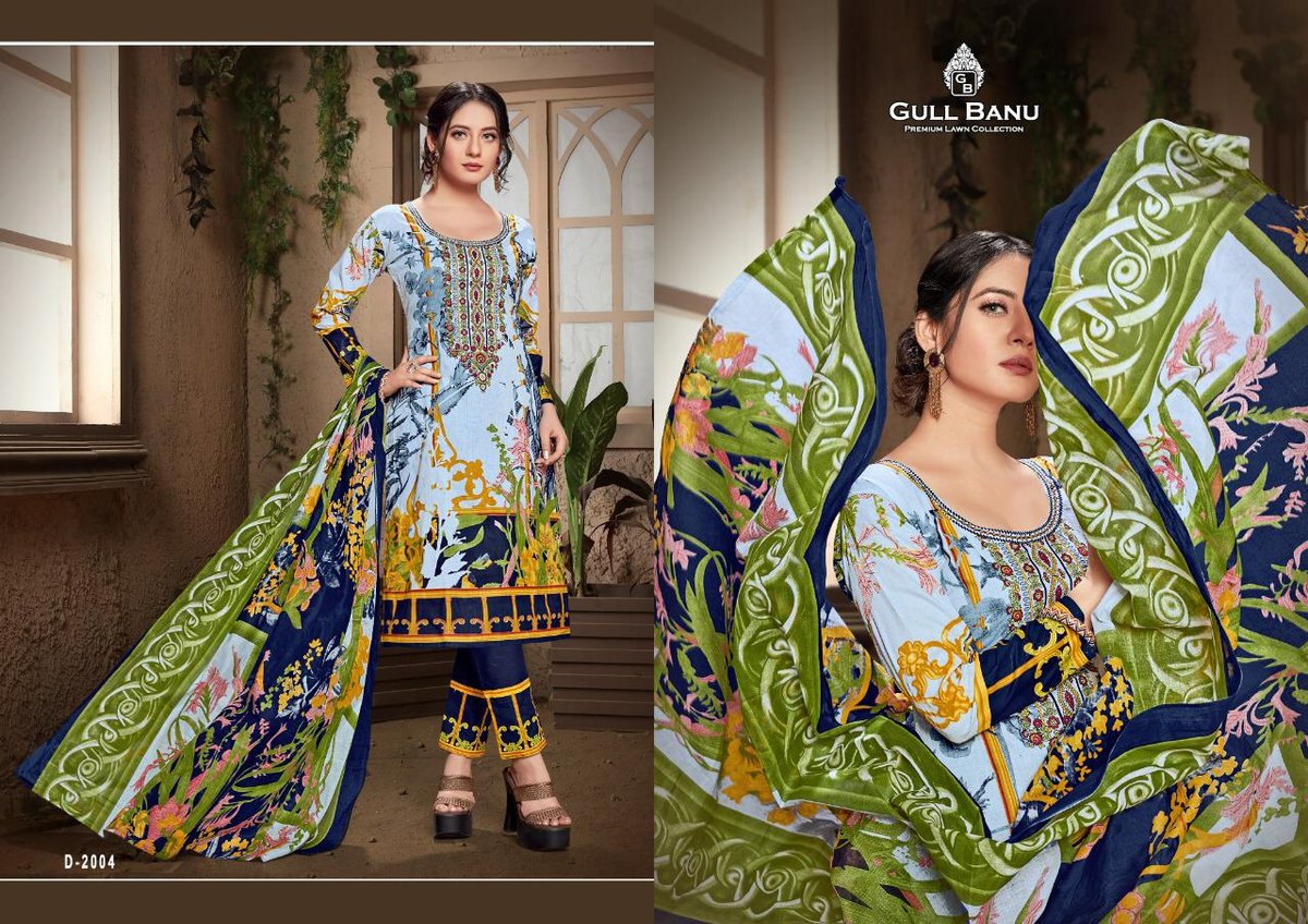 Gulbanu Vol-2 Premium Lawn Collection 2001-2010 Series 4