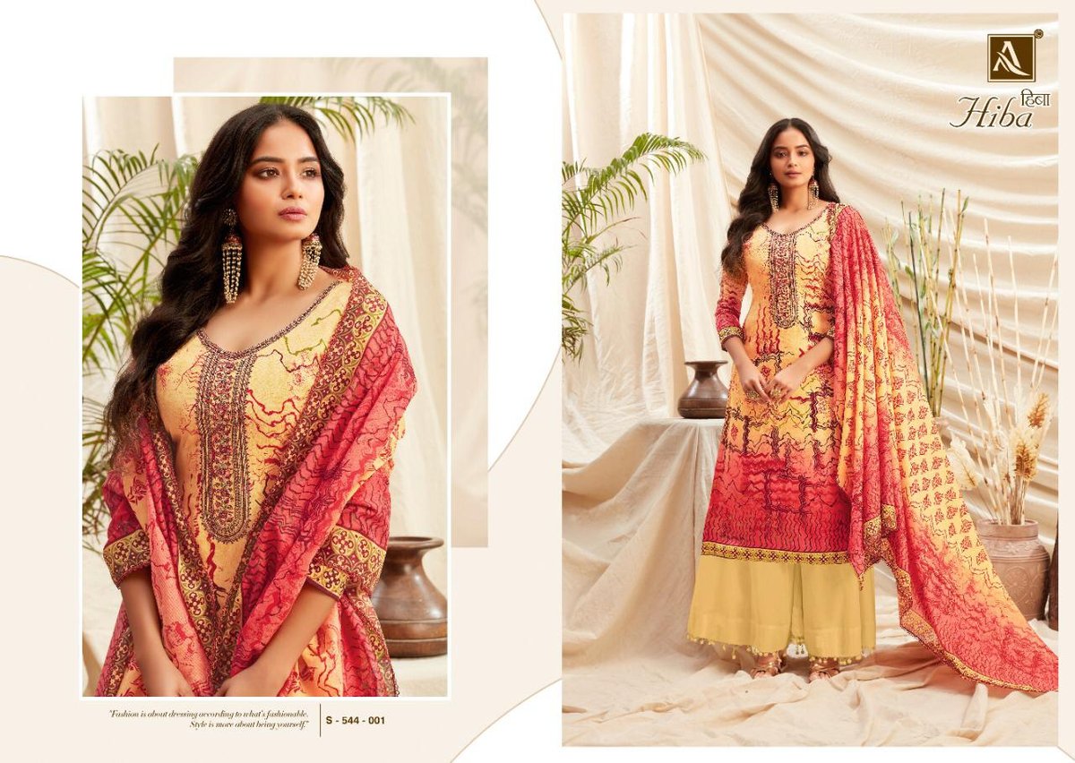 Alok Suit Hiba 544-001 To 544-010 Series 1