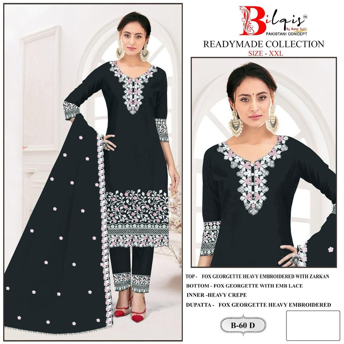 BILQIS READYMADE COLLECTION B-60-A TO B-60-D 4