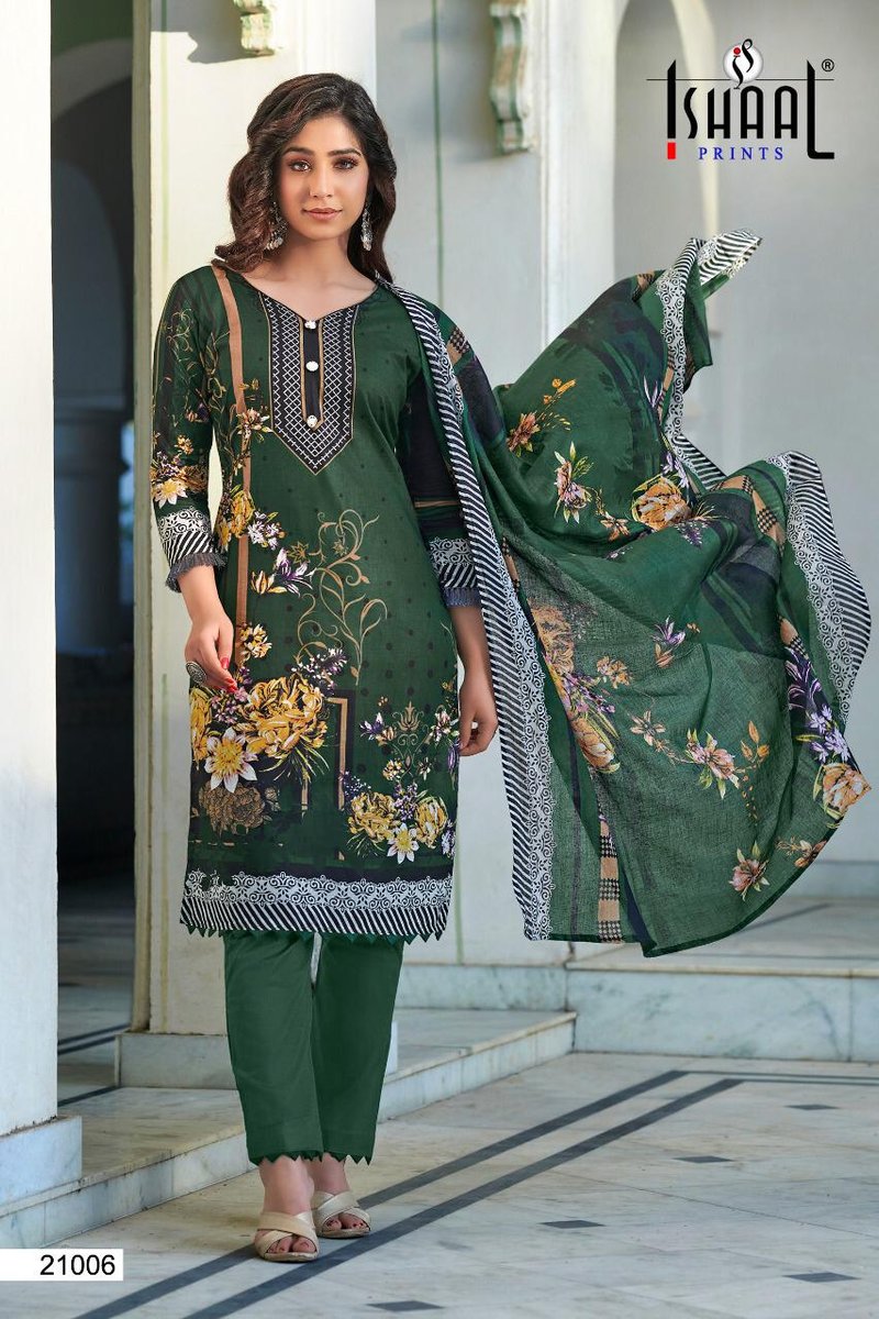 Ishaal Prints Gulmohar Vol-21 21001-21010 Series 6