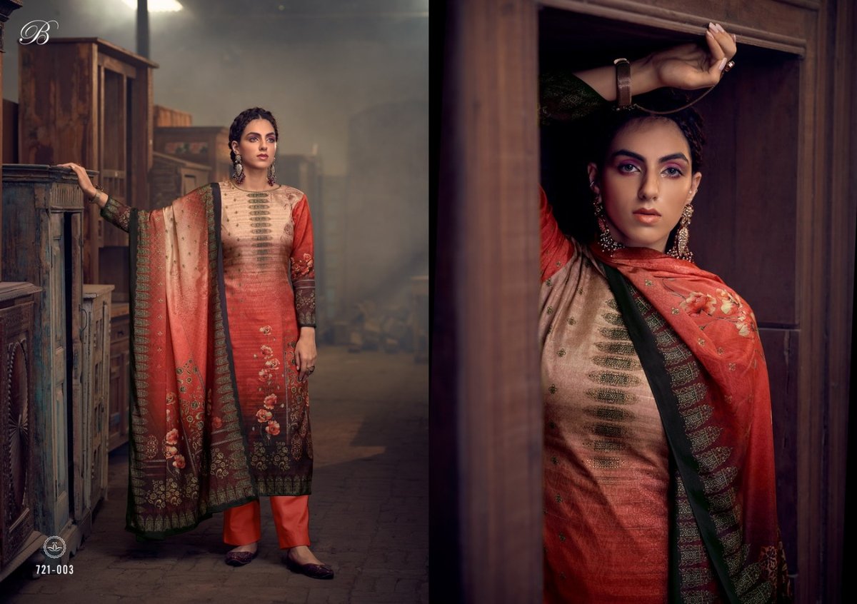 Belliza Designer Heritage 721-001 To 721-010 Series 3