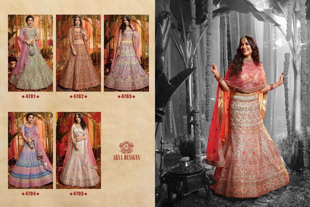 Arya Designer Euphoria Vol-5 4701-4705 Series 6