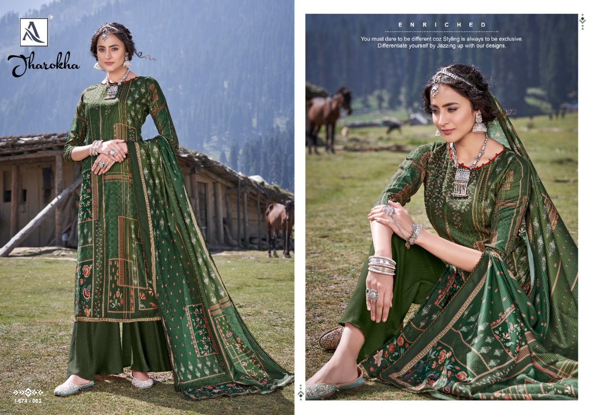 Alok Suits Jharokha 674-001-674-010 Series 3