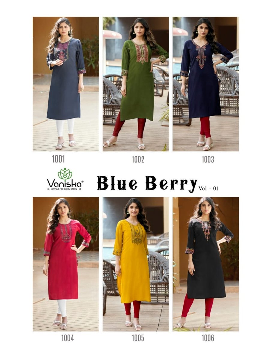 VANISKA BLUE BERRY VOL-1 1001 TO 1006 7