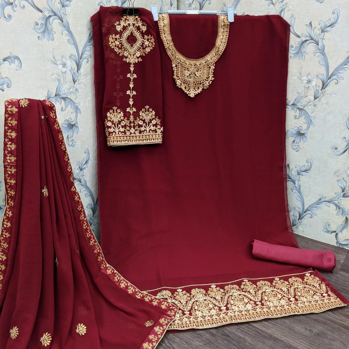 Aashirwad Creation Saffron 8352 Colors 4