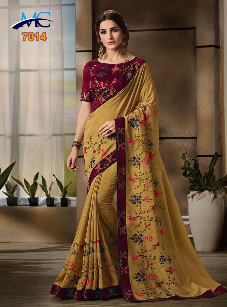 MC Designer Saree MC-7014 Design 1
