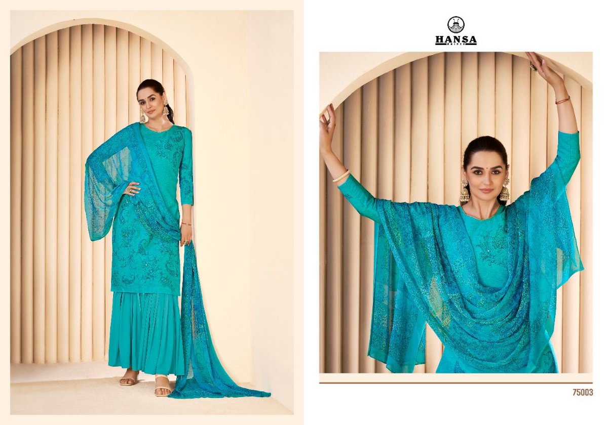 Hansa Prints Husna Ara Niharika 75001-75006 Series 3
