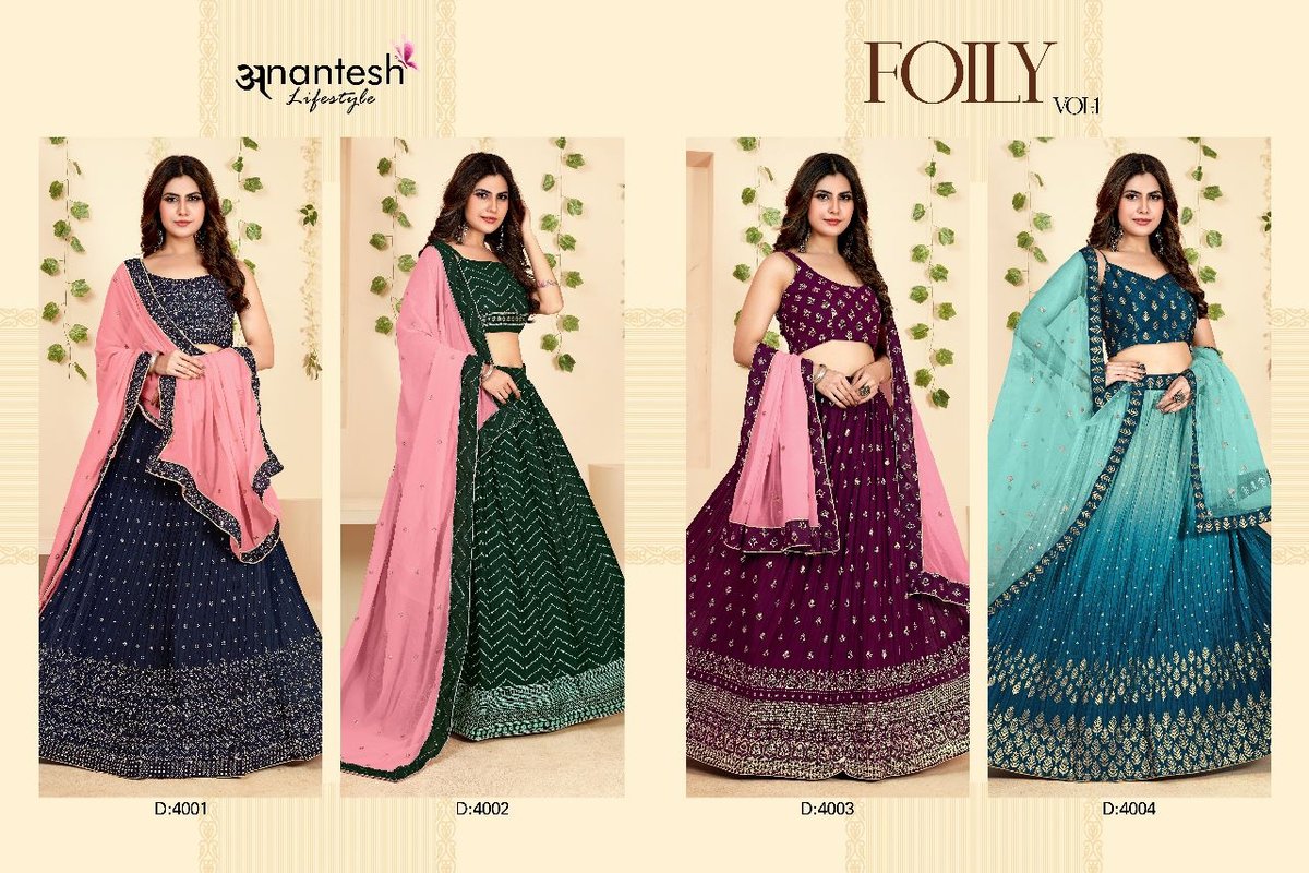 Anantesh Lifestyle Foily Vol-1 4001-4004 Series 5