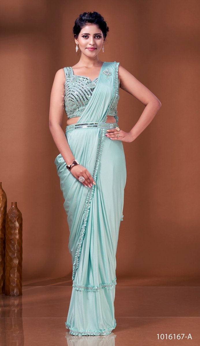 Aamoha Trendz Ready To Wear Designer Saree 1016167 Colors 1
