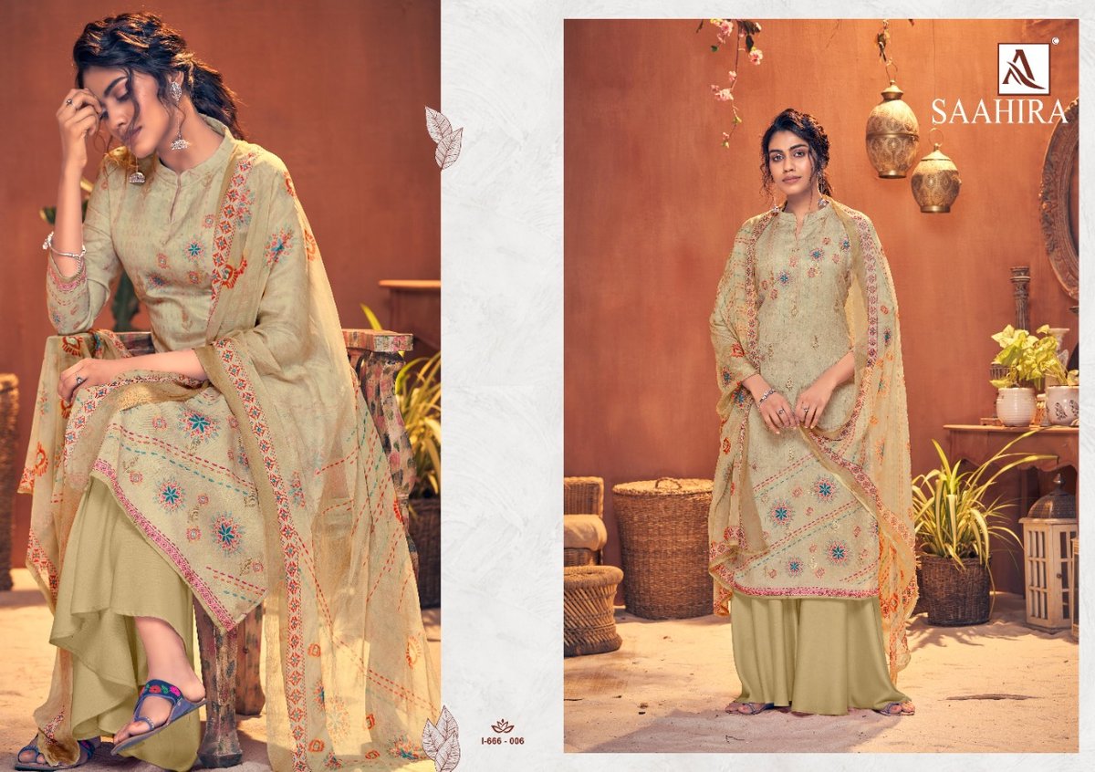 Alok Suits Saahira 666-001-666-008 Series 6
